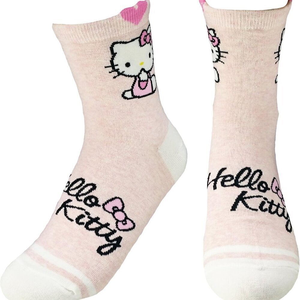 Women’s Hello Kitty Cotton Blend Ankle Socks Set Crew Hearts Cute Gift - Picture 5 of 5